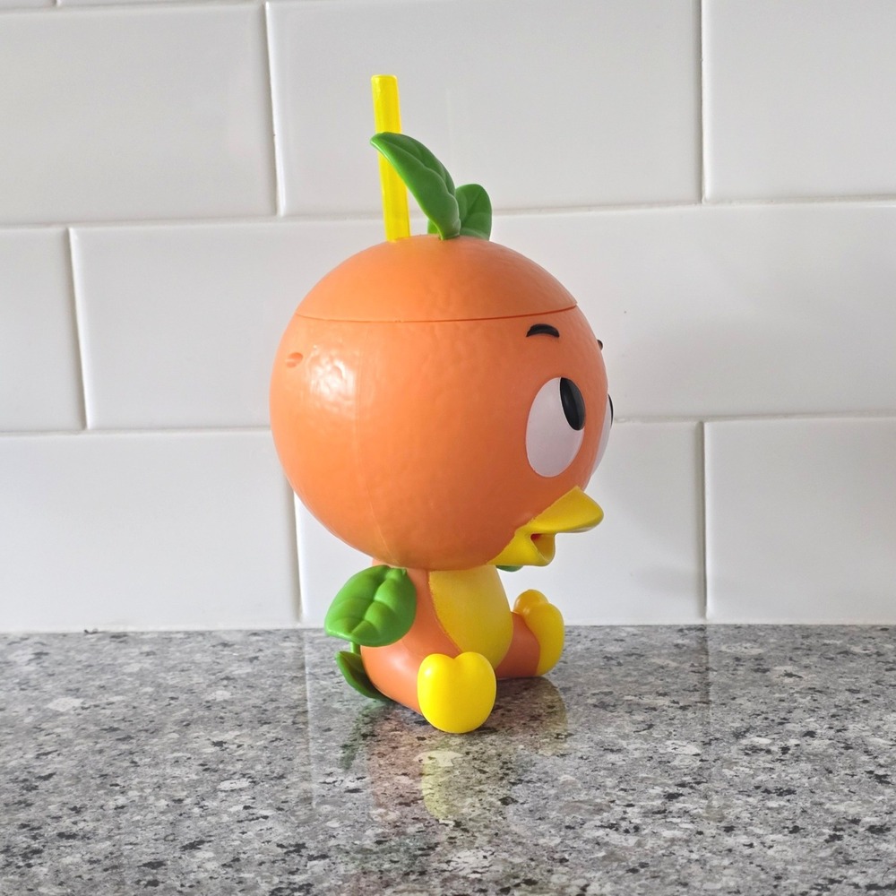 Disney Parks Orange Bird Souvenir Sipper Cup Epcot Flower & Garden Festival 2019 - Picture 3 of 7